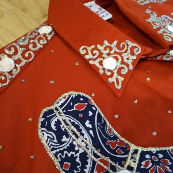 Vintage Laura Rogers Originals Hand Painted Shirt - Picture 5 of 9